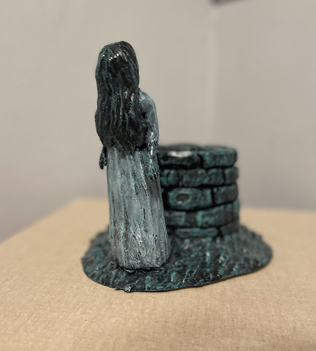 Found this weird Samara from THE RING figure at a flea market today. I obviously had to buy it…