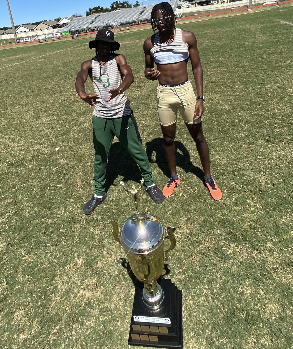 1take_ant17's tweet photo. Polk County Championship meet
Defended a title held since 2016✅
Best 4x4 in the County✅
4x4 relay win ✅
Districts up next! 
@GJHSTrackNation @GJHS_Football @free48babee @CoachPFree https://t.co/Fn1VvCBUI3
