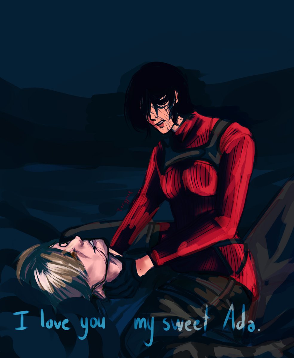 Freyj_art's tweet photo. Day 6: unrequited love?
I only had time to do this, sorry
#AeonAngstWeek
#レオエイ #AdaWong #LeonKennedy #Aeon https://t.co/cbKZ5Dnek5
