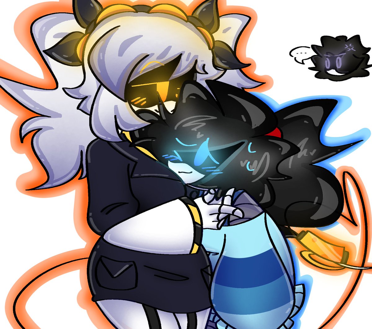ashleypalluv's tweet photo. Rail can never have his girl to himself ๐ #jxash #murderdronesj #mdj #mdash #murderdronesoc #murderdronesselfinsert #murderdrones #murderdronesfanart #shesopretty https://t.co/iI7UG8gFAK