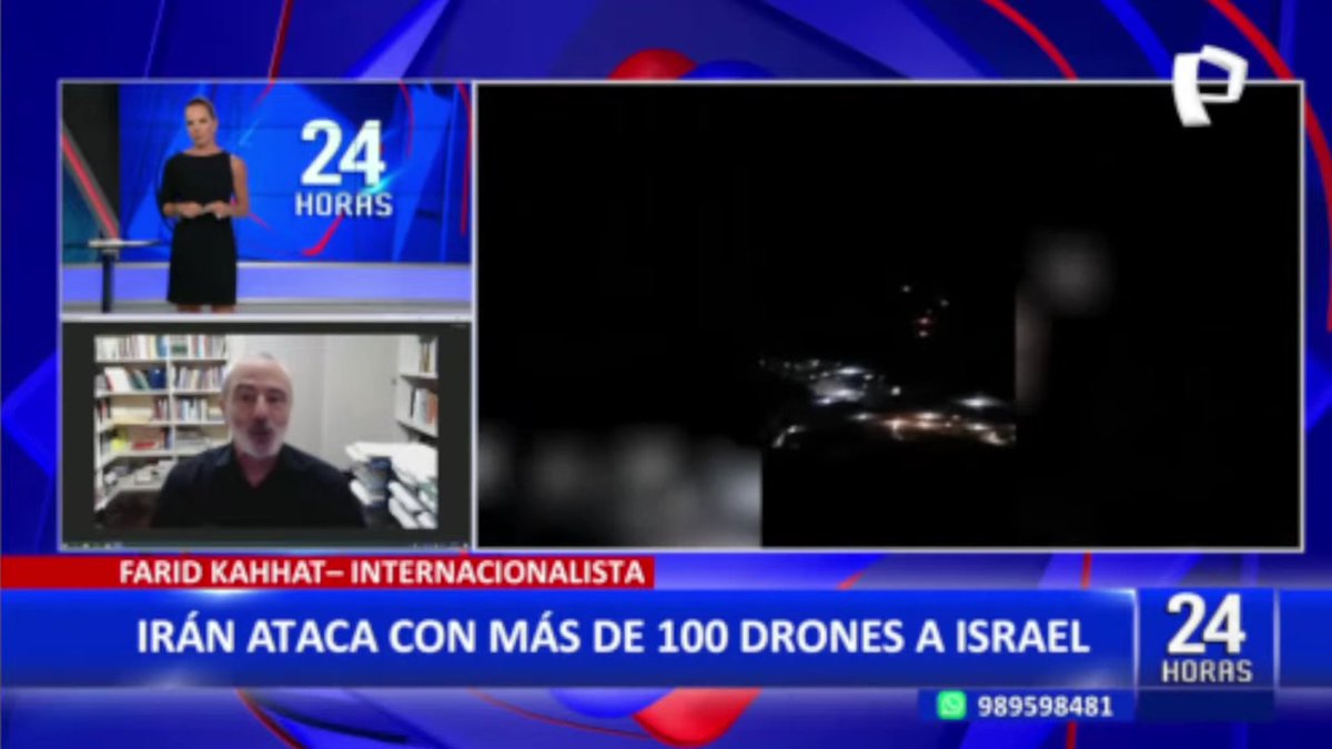 🔴 #EnVivo #24Horas | Farid Kahhat sobre ataque de Irán a Israel: “Estados Unidos intentará reducir las tensiones” #PanamericanaTelevisión #PanamericanaNoticias #24Horas | Más detalles en ► ptv.pe/vivo