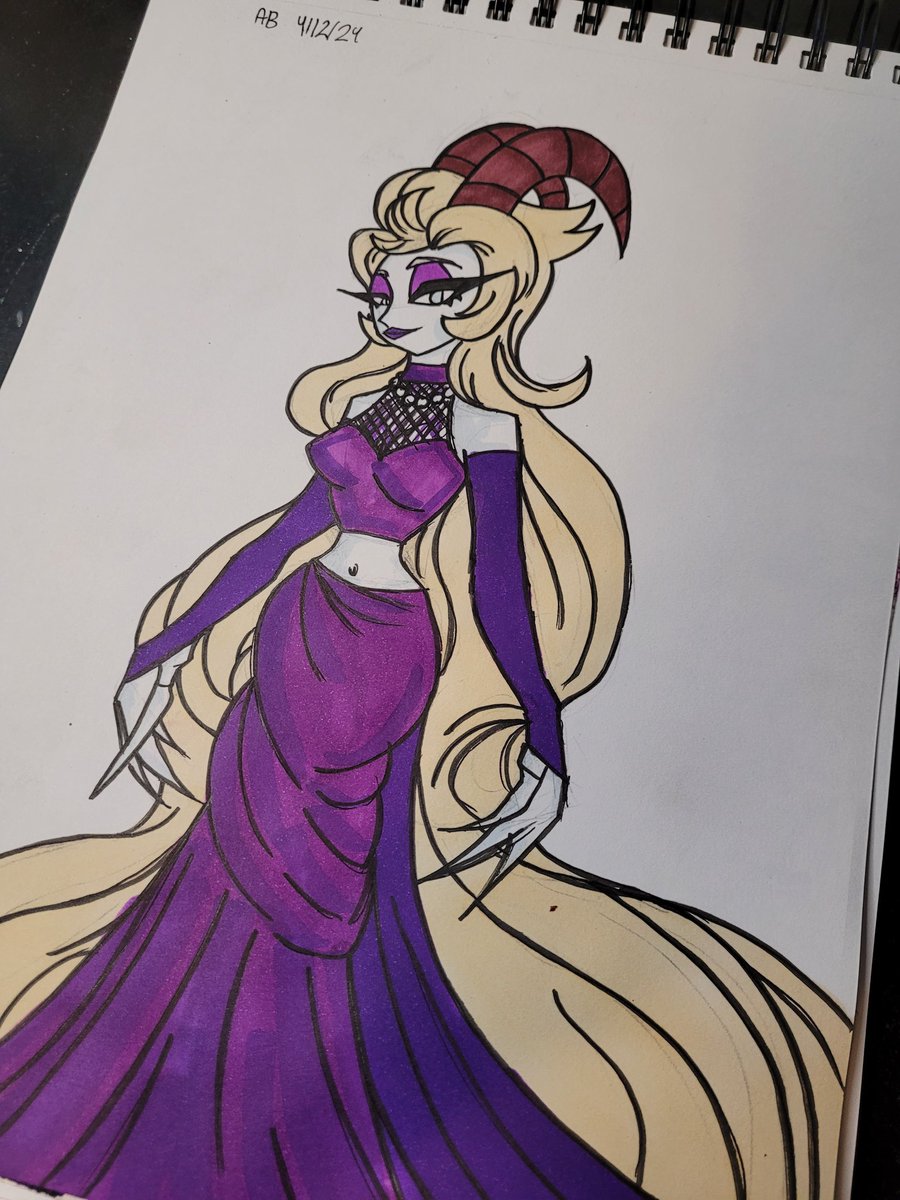 I might draw more of Lilith 💜💜💜 #vizziepop #hazbinhotel #HazbinHotelLilith #hazbinhotelart #HazbinHotelFanart