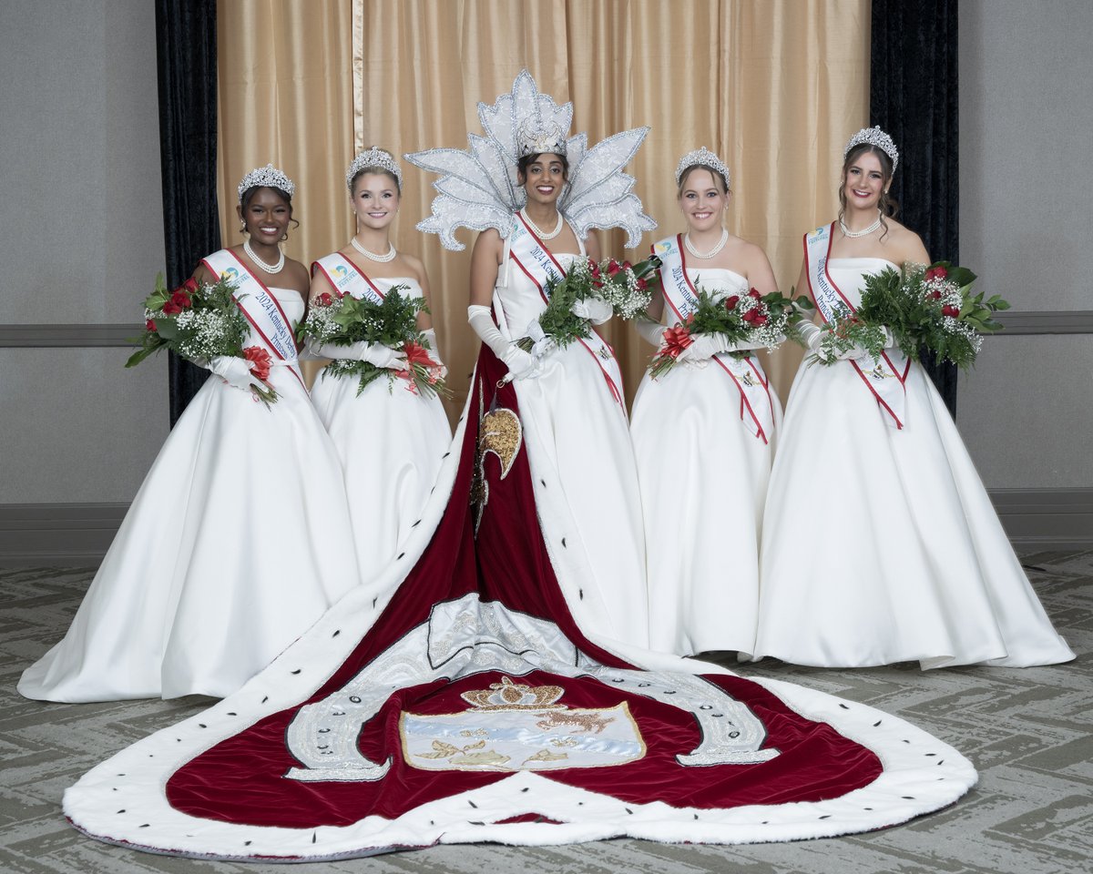 Congratulations to our 2024 #KYDerbyFestival Queen Ankita Nair! She was chosen by the traditional spin of the wheel at the Fillies Derby Ball Presented by . She and the #DerbyPrincesses make up the Royal Court. They’ll reign over this year's Festival. 👑🎉