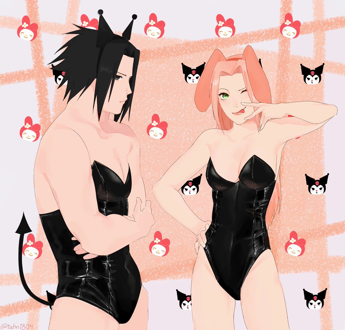 Kuromi &amp; My melody
#春野サクラ #sakuraharuno #sakura #sasusaku #NARUTO #sasusakufanart #サスサク #sasukeuchiha #sasuke #fanart