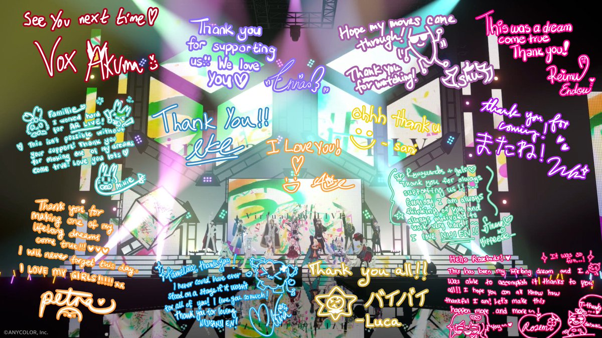 ⋰ #NIJISANJI_EN AR LIVE has finished👏 ⋱ NIJISANJI EN AR LIVE 'COLORS' #PASTEL_STAGE #VIVID_STAGE finished on a high note! Thank you all so much for your support✨ 🔽Official event page nijisanji.jp/events/EN_COLO…