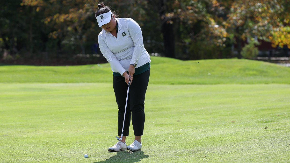 Check out the recap from day one of the Navy Spring Invitational, as Katherine Sung is tied for third 🔗: dartsports.co/43WGkme #TheWoods🌲 | #GoBigGreen