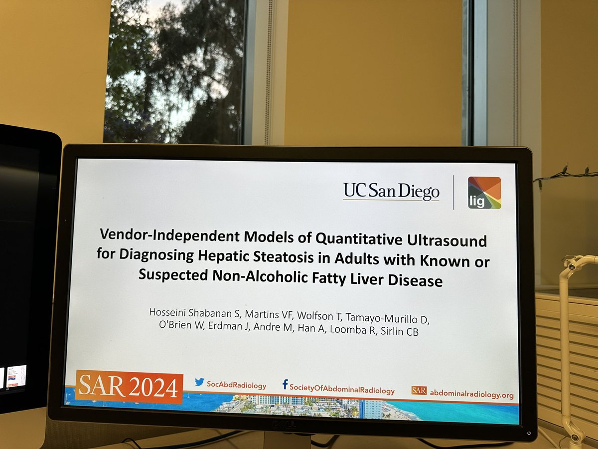 #SAR2024 is finally here! Excited to present our latest research on quantitative ultrasound in MASLD (aka NAFLD) assessment. Join us at 8 AM in Ballroom 3 to dive into details! #SAR24 @SocietyAbdRad