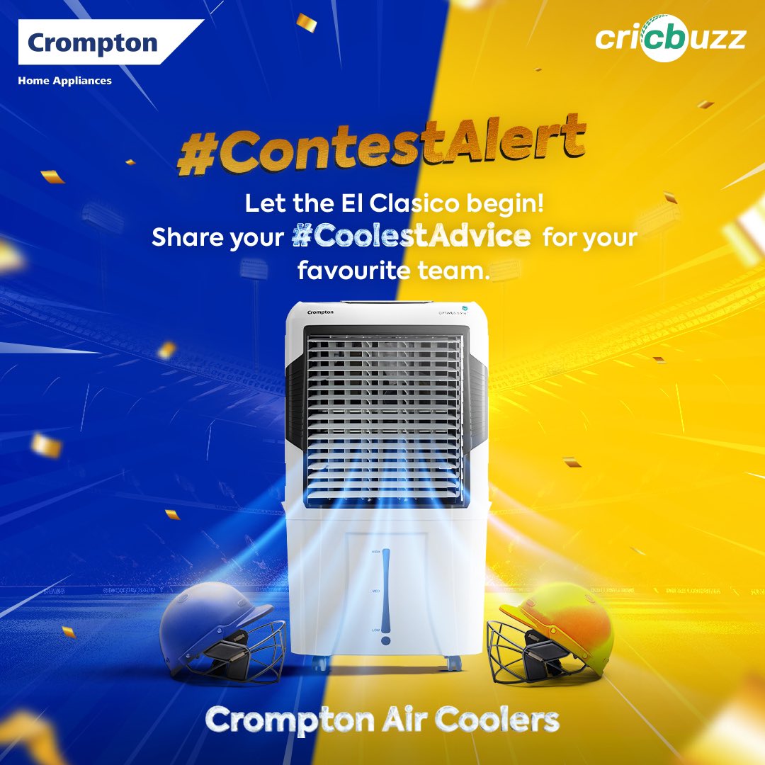 Crompton_India's tweet photo. Mumbai aur Chennai ke fans ho jao ready to WIN BIG this season! 🏆🥳

How to participate? Check the thread to know more! https://t.co/9HSbfUwCNf