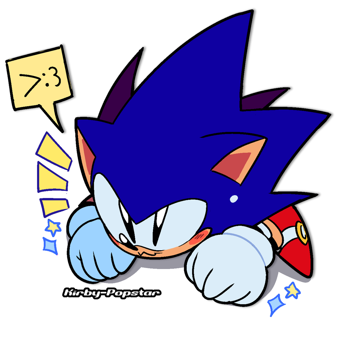 sonic the hedgehog solo blush 1boy gloves animal ears closed mouth male focus  illustration images