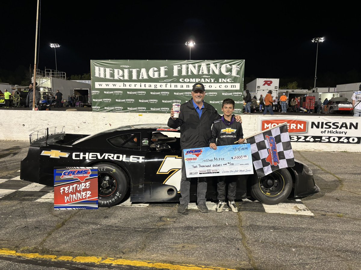 Victory Lane with @LorinRanier @TeamChevy #wiseoptimized @Cplms09 @hickoryspeedway