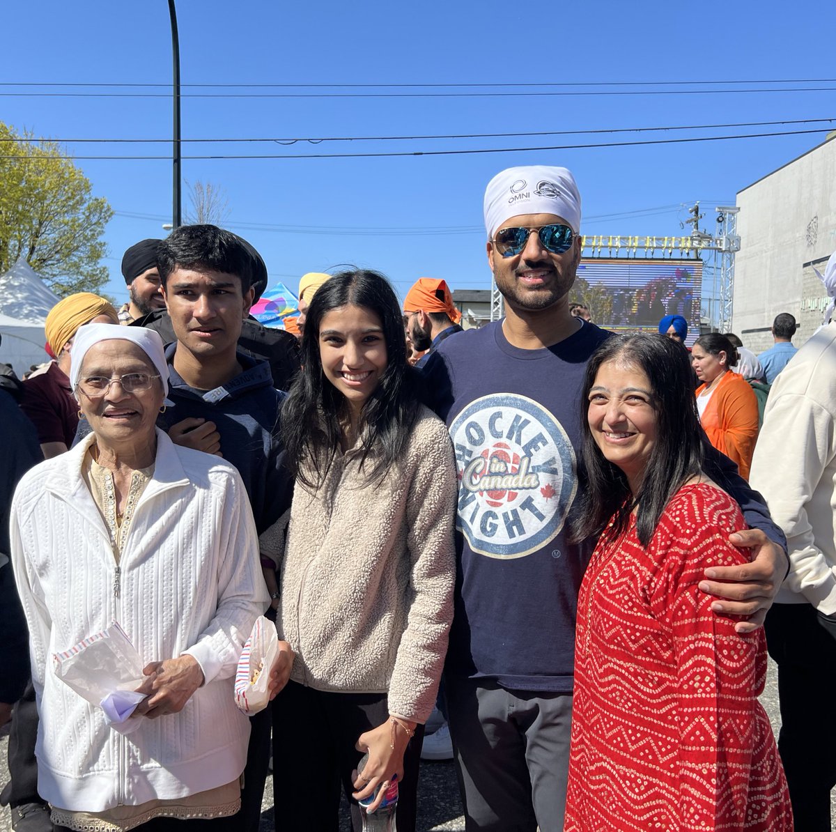 BeingKulvir's tweet photo. We had an amazing day celebrating Vaisakhi today on Main Street in @CityofVancouver A beautiful ☀️ day with lots of delicious food &amp; great to see many friends, family, @CanucksFIN Darcy Rota, Premier @Dave_Eby @RachnaSinghNDP @NikiSharma2 Awesome job by @punjabimarket @kdsross https://t.co/rC9c6whkN6