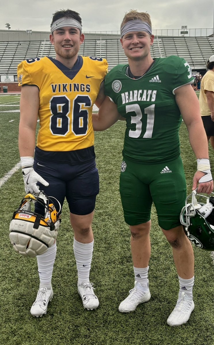 Five years later.. Fun competing against you brother! @BrockStiles @sep_football