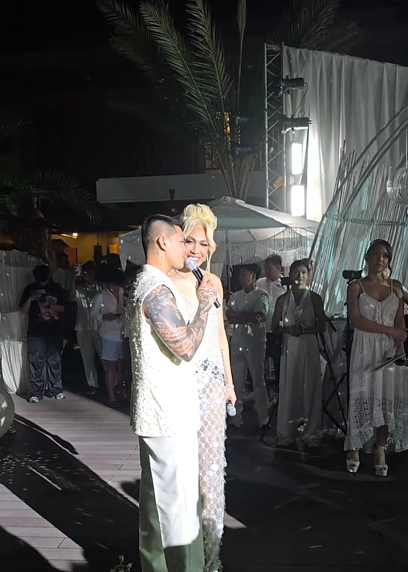 ABSCBNNews's tweet photo. Unkabogable birthday it is! 🥳💅✨

From her stunning photoshoot last month to her grand birthday prod in "It's Showtime," Meme Vice Ganda's birthday celebration continues with a sophisticated party.

The intimate party was attended by her family, her partner Ion Perez and some of her close friends in the industry, including noontime show hosts Anne Curtis, Karylle, Kim Chiu, Vhong Navarro, Jhong Hilario, Tyang Amy, and more.

(📷: Tyang Amy, Ion Perez/Instagram)

Related story: https://t.co/MYNspBu6Df

READ: https://t.co/xg30sYB6Ly