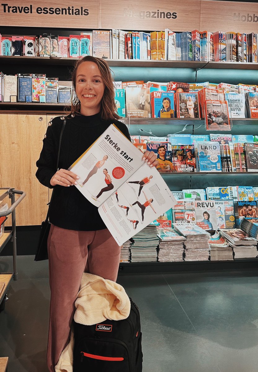 Travel Essentials ⛳️ 

Catching my early AM flight and the latest <a href="/GolfersMagazine/">golfersmagazine</a> at Schiphol Airport, and I wasn’t the only one with this perfect idea 💁🏼‍♀️