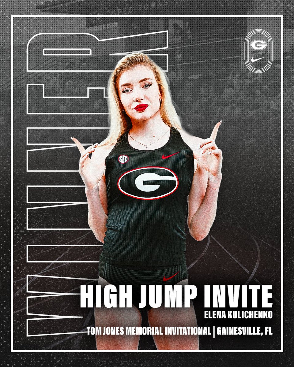 Adding another one to the collection! 🥇🥇🥇 Elena Kulichenko picks up her third high jump victory of the season with a winning mark of 1.92m/6-3.50 🤩 #GoDawgs