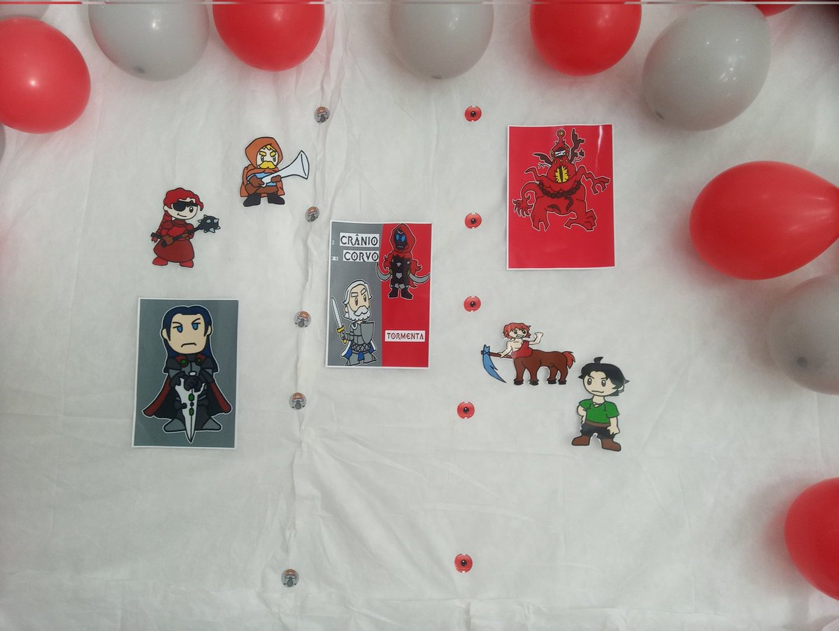 Festa Orion #Tormenta20 O Crânio e o Corvo <a href="/leonelcaldela/">Leonel Caldela #Tormenta25Anos</a> <a href="/karensoarele/">Karen Soarele #Tormenta20 🎲⚔️🔥</a> <a href="/guilhermesvaldi/">Guilherme Dei Svaldi</a> <a href="/Marcelo_Cassaro/">Marcelo Cassaro #3DeT Victory ⚡🎲👊</a> <a href="/RogerioSaladino/">Saladino, Finger of Vecna</a> <a href="/JMTrevisan/">JMTrevisan - #RevistaTormenta20 ❄️🐉🔥</a>