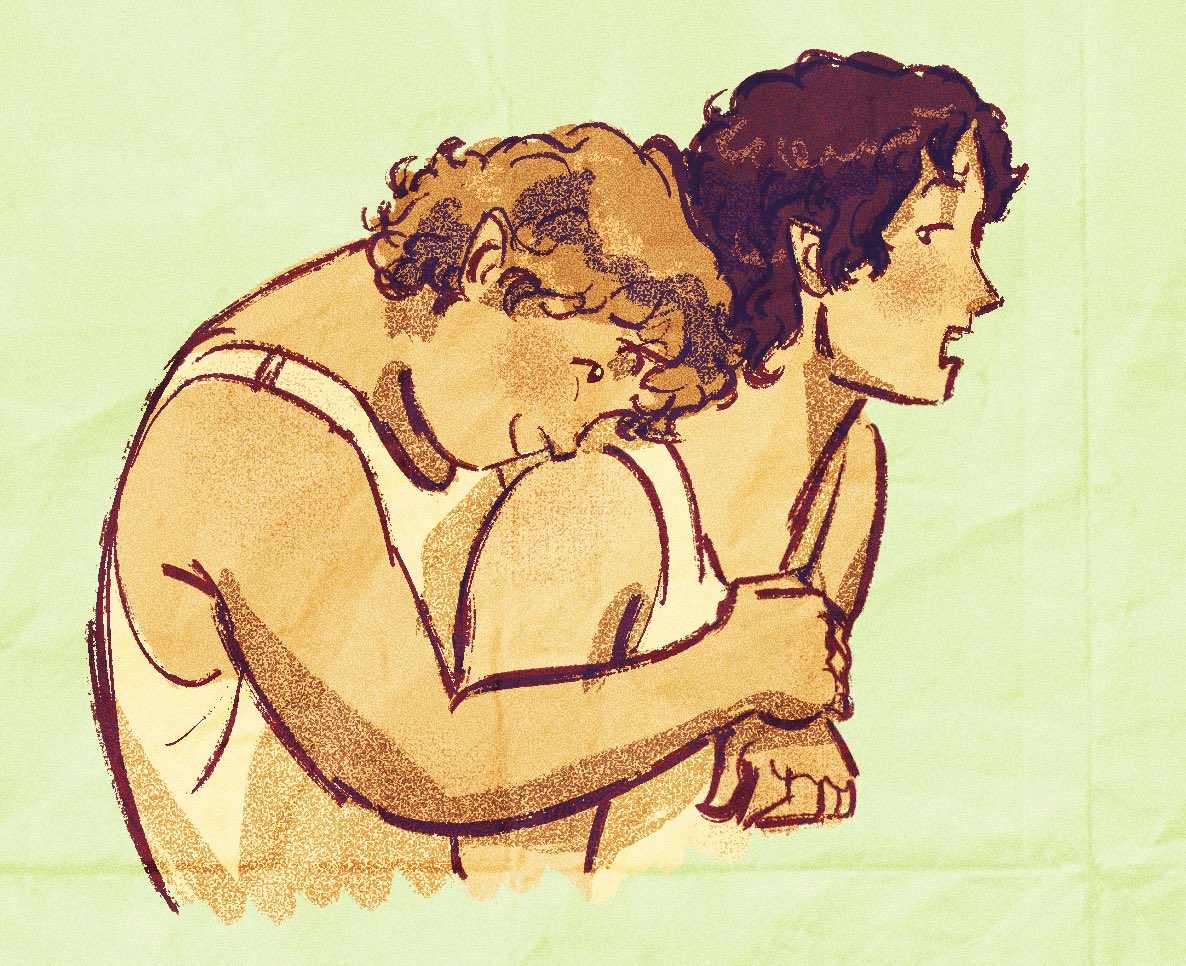 koekendo0sje's tweet photo. sam and frodo!!! #lotr https://t.co/MZo4m1TIUi