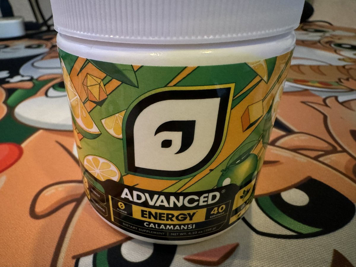 🍋‍🟩 This new @ADVANCEDgg flavor kinda slaps though - Calamansi