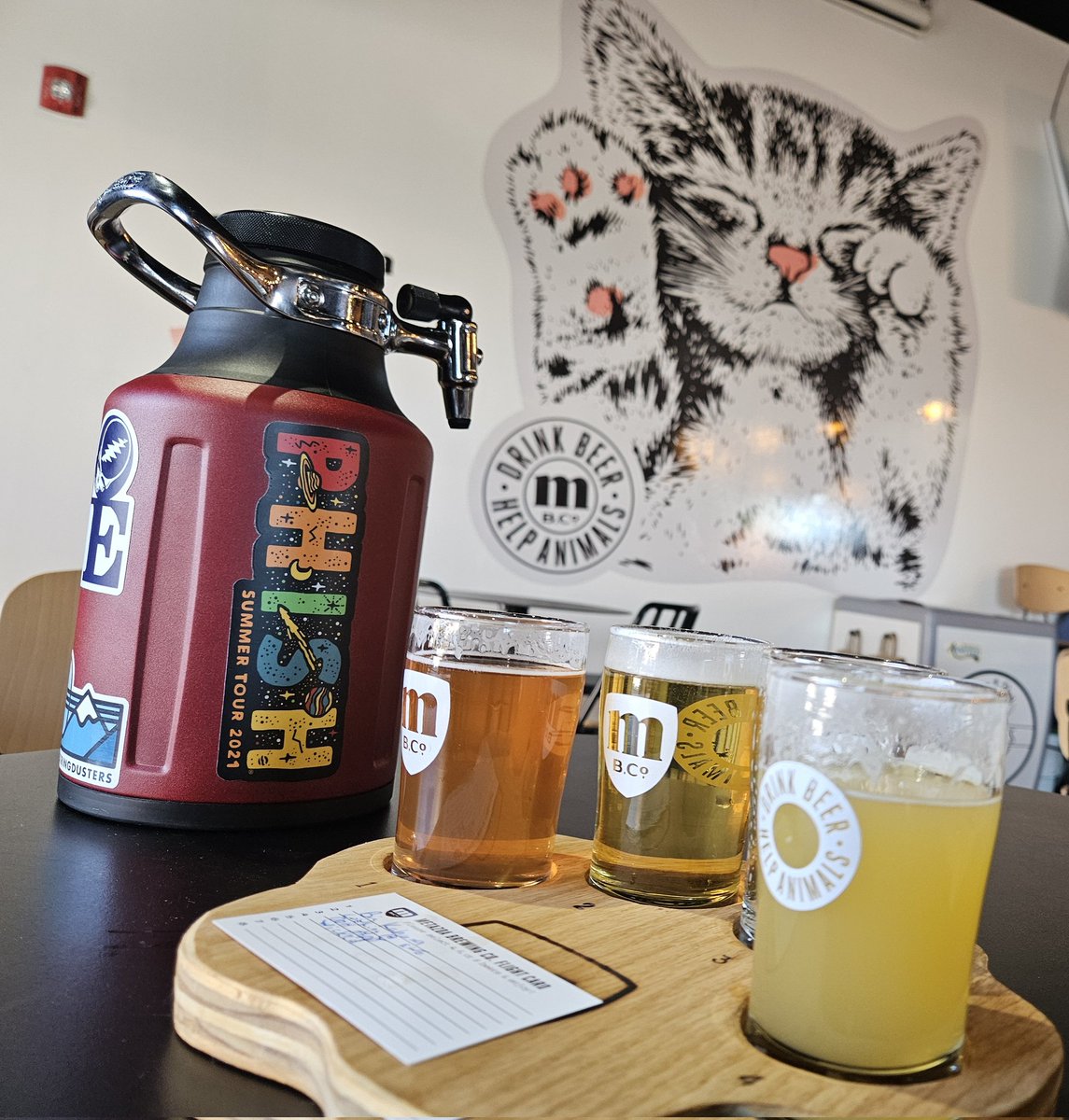 deermaxcreek's tweet photo. Came for the beer but really just the dogs #Metazoa https://t.co/BS9my23pOk