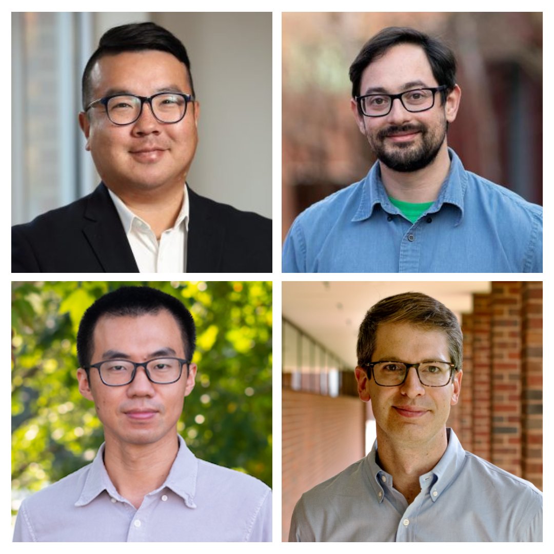 We are happy to announce that four faculty members have been awarded endowed chairs 🎉 Congratulations to Stephen Baek, Jonathan Kropko, Sheng Li, and Brian Wright. To read more about this exciting news, click here: bit.ly/3vMmehS