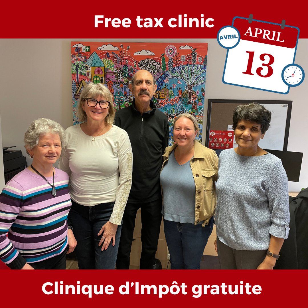 Another successful tax clinic today, thanks to our collaboration with @MonaFortier's office and our dedicated volunteer accountants! Grateful for everyone who made this possible. 📚