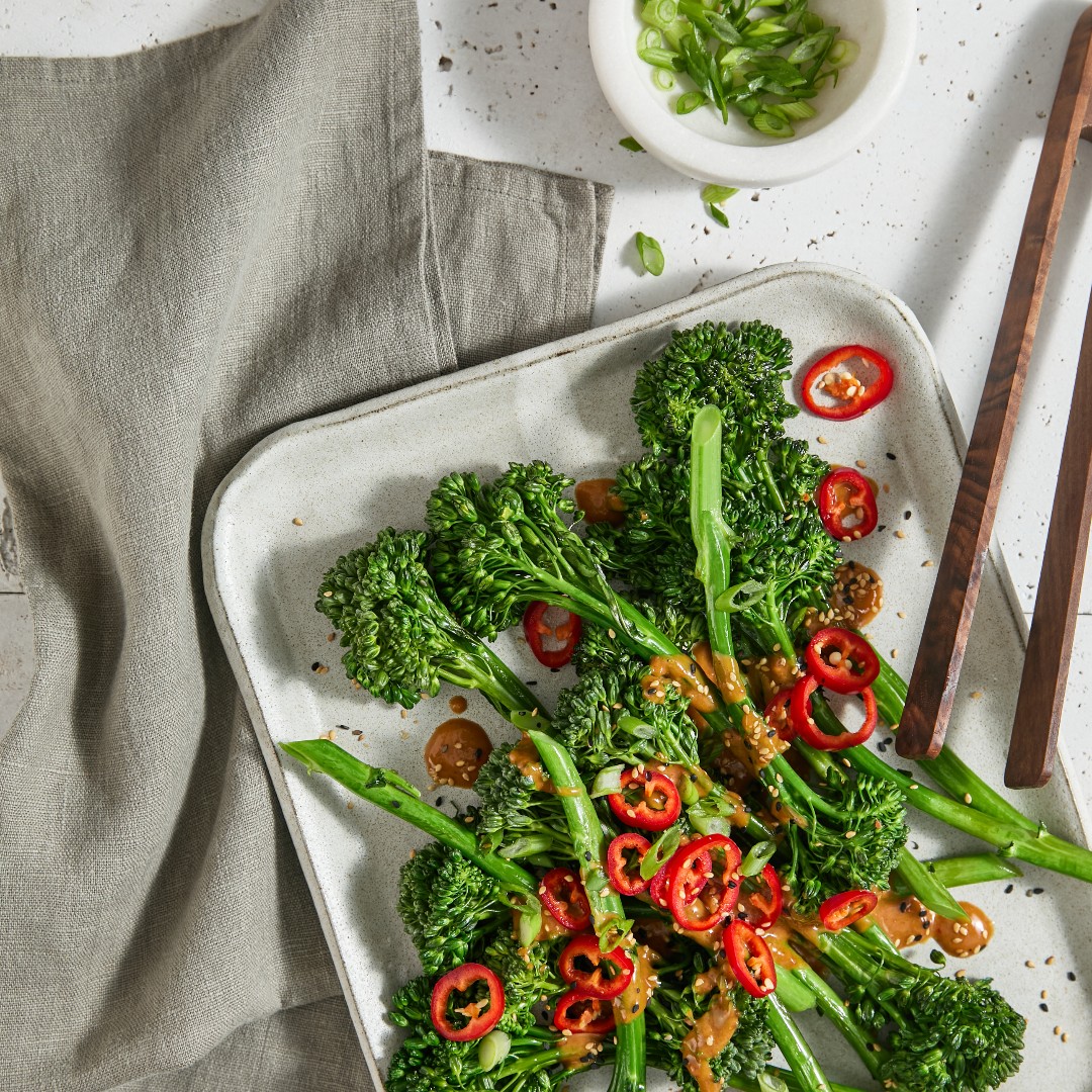 One of our favorite sides is a perfect balance of sweet 🍭 and spicy 🌶️, and if that sounds up your alley, you need to try our Sweet Artisan Broccoli with Spicy Peanut Sauce! 🍴 Get the recipe here: bit.ly/3TY3DHB
