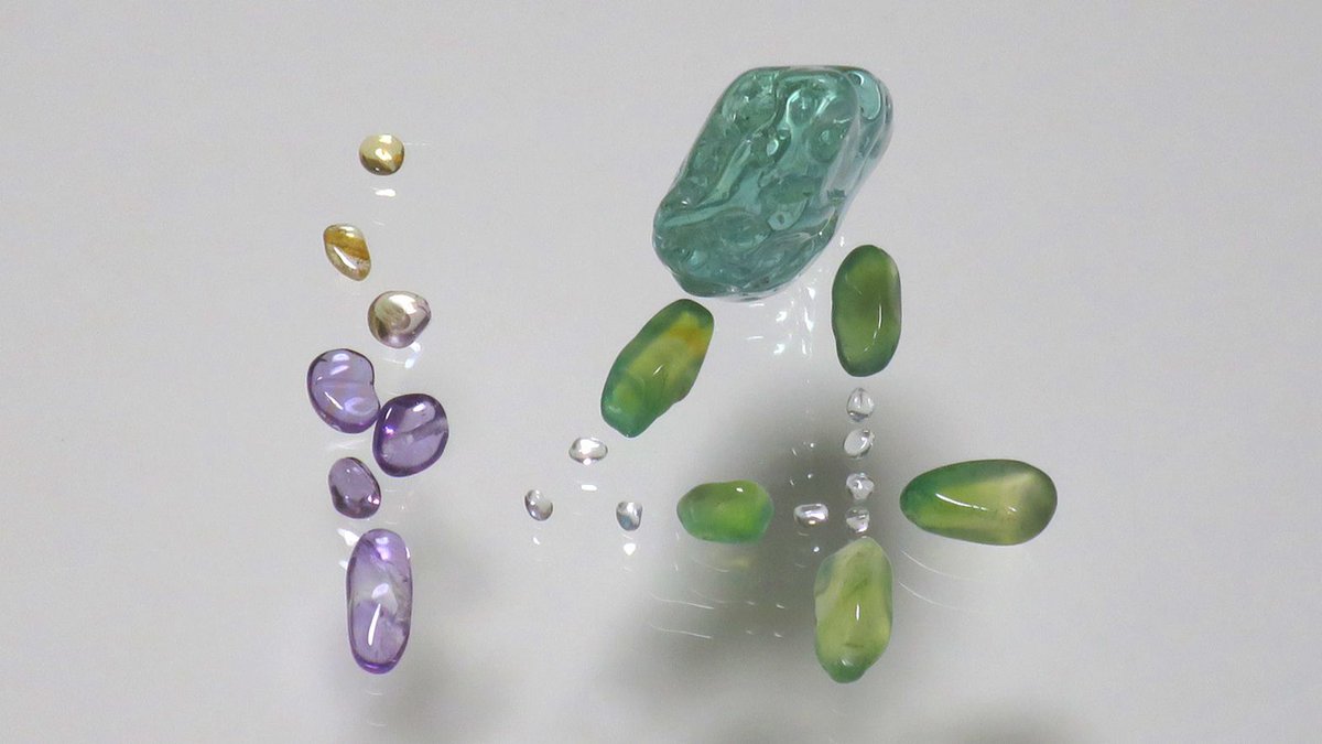 aquamarine, chalcedony, amethyst, citrine, etc.