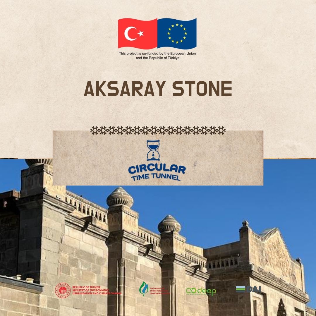 AKSARAY STONE The stone has been a part of humankind's life since it’s existence thanks to its naturalness, durability and permanence. Aksaray, which has a long historical past, is also one of the important centres exhibiting examples of Anatolian architecture. There are