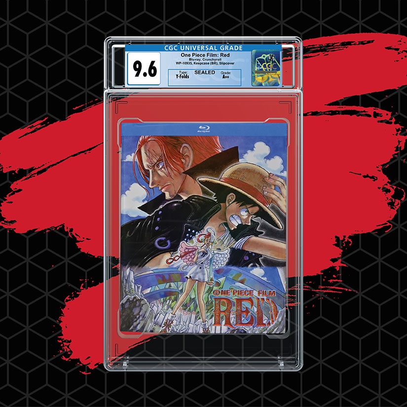 Did you forget we also grade Blu-ray and DVDs? Take for instance this One Piece Film: Red on Blu-ray! With the hit live-action series on Netflix, One Piece hype is alive and well. Why not encapsulate your One Piece collectibles with CGC?