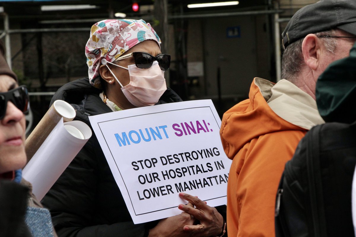 kwokytalky's tweet photo. Thank you to the Mount Sinai healthcare workers who continue to serve vulnerable communities in Lower Manhattan and beyond. #SaveBethIsrael https://t.co/qubnkXT18d