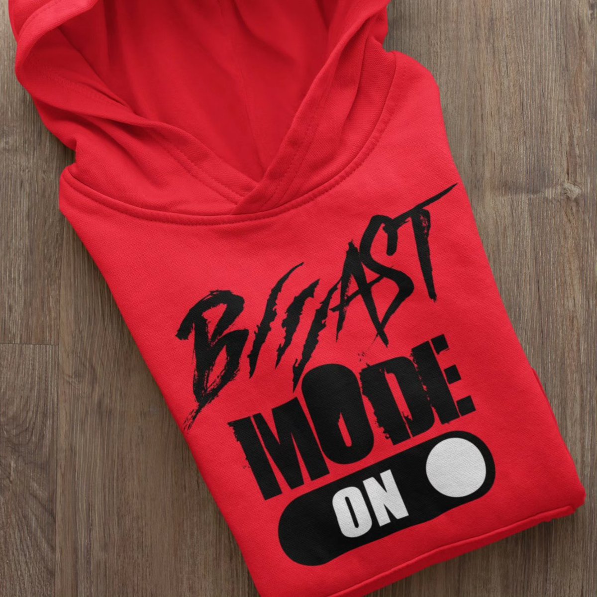 Beast Mode Hoodie: hikebeaststore.com/products/beast… When was the last time you turned on Beast Mode? 💪 #hikebeast #beastmode #beastmodeon #hoodie
