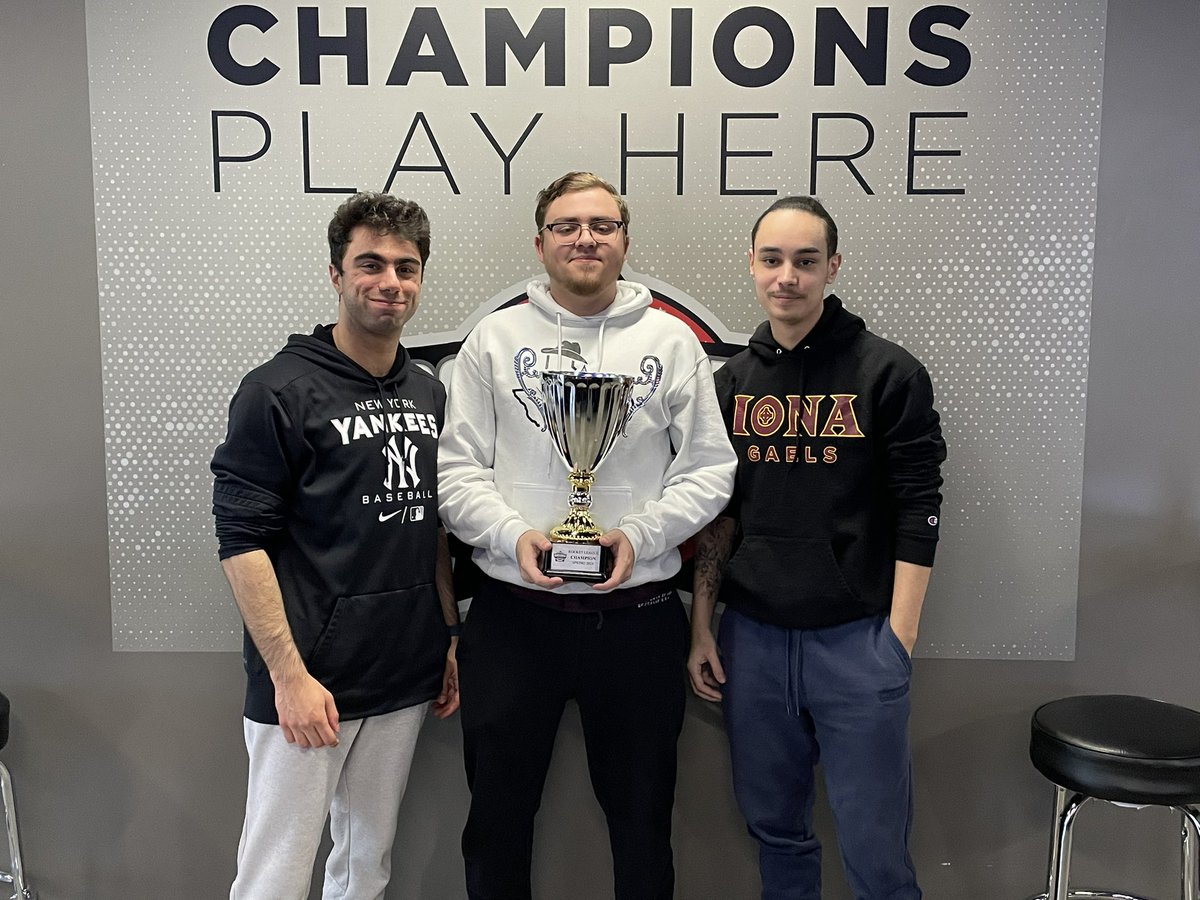 🏆Congratulations to our #RocketLeague Champions!

<a href="/IonaEsports/">Iona Esports</a> 

GGs to Everyone and Thanks for Coming!

#collegeesports
#collegiateesports
#HudsonValley