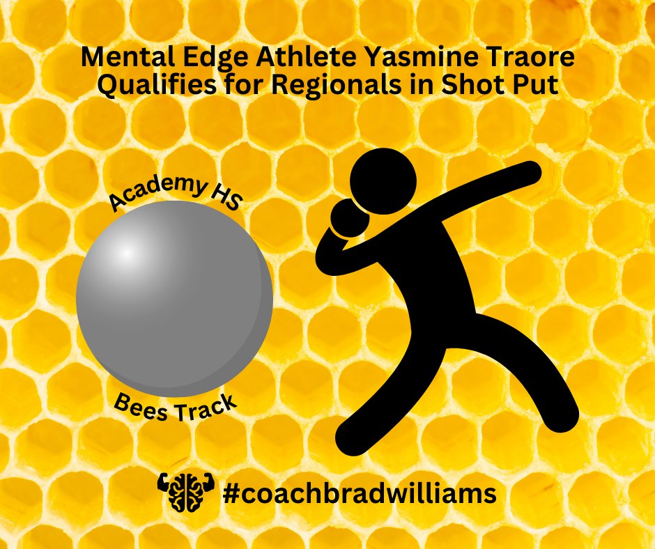 💪🏾🧠💯 Congratulations, Yasmine!  
.
@Yas_Traore_2025
@ladybeestrack
@LRASoftball
@AcademyHigh
.
⬇️⬇️⬇️
#mentaledgetx
#coachbradwilliams
#buildingchampions 
#EliteMindset
#gamedayfocus
#AthleteResilience