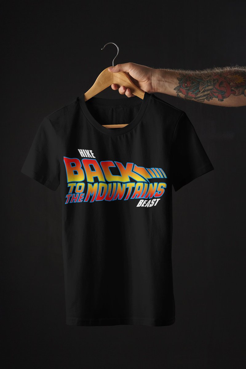 Back To The Mountains Tee: hikebeaststore.com/products/back-… I'm going, going Back, back. To the Mountains! This weekend! 🌄 #hikebeast #backtothefuture #backtothemountains