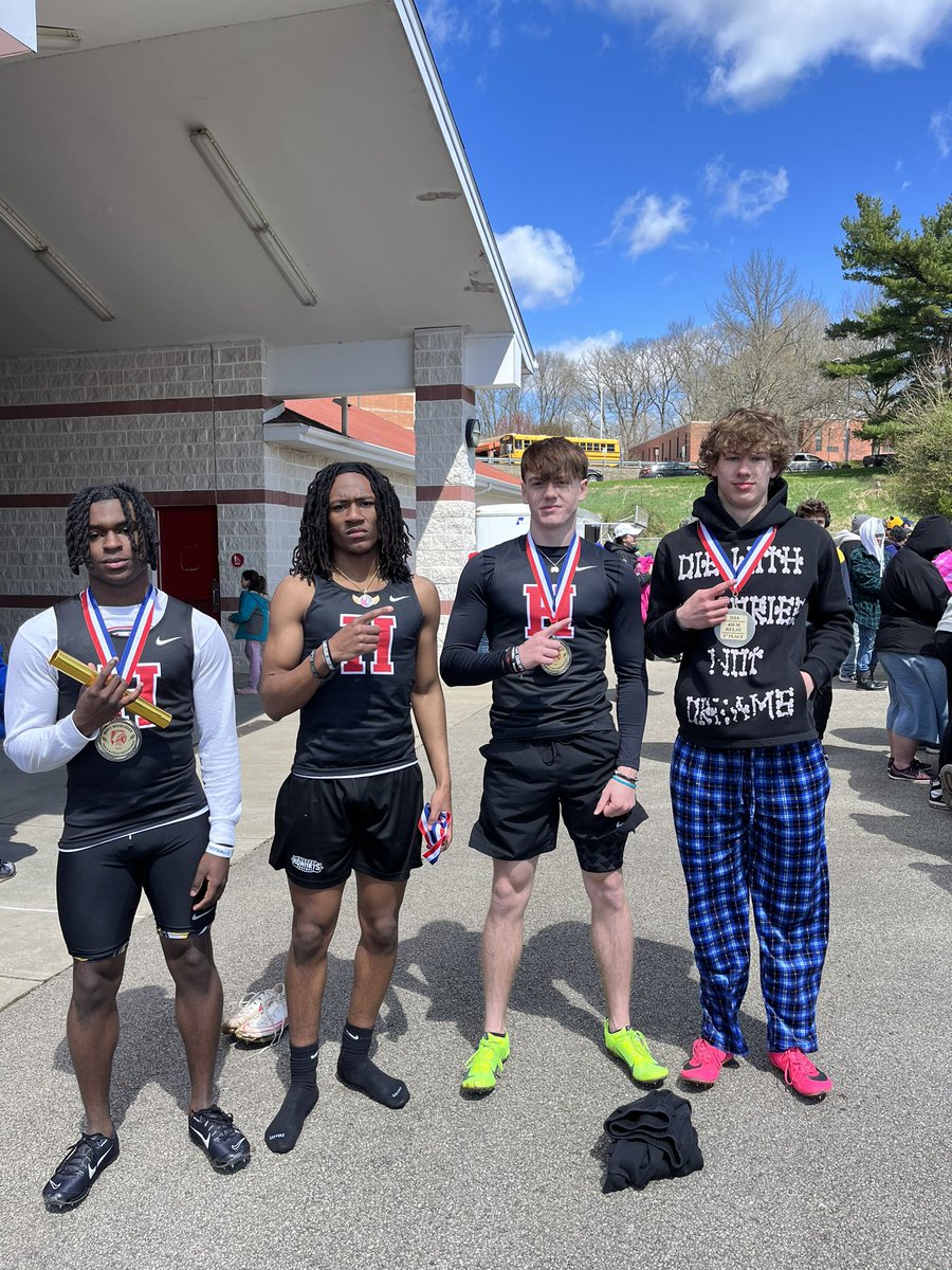 Hickory High School Track & Field (@hsd_trackfield) on Twitter photo Gold Medal Alert - The boys’ 4 x 100 took the gold today at the Big Red Invitational!! Way to go, Sebastian, Keenan, Luke, and Jamal!!! Big finish for Jamal to take the “W”! <a href="/HSD_Athletics/">HSD Athletics</a> Gold Medal Alert - The boys’ 4 x 100 took the gold today at the Big Red Invitational!! Way to go, Sebastian, Keenan, Luke, and Jamal!!! Big finish for Jamal to take the “W”! <a href="/HSD_Athletics/">HSD Athletics</a>