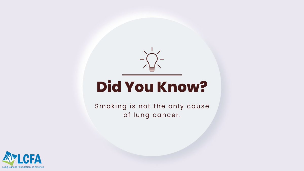 Lung cancer isn't just a smoker's disease. Secondhand smoke, air pollution, radon, and asbestos exposure are all major risk factors. It's essential to understand these facts to protect ourselves and our loved ones. Learn more about the risks in the link. bit.ly/4bgvD1d