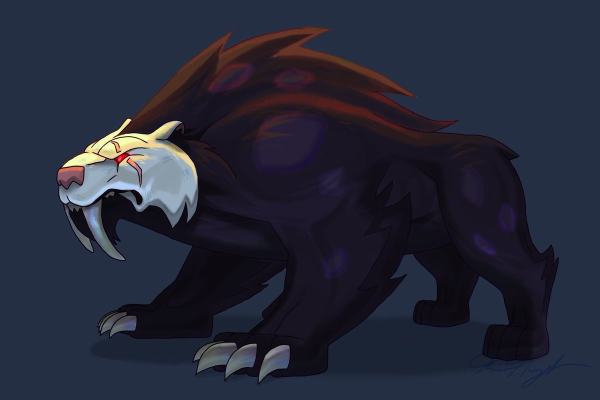 khevinz_art's tweet photo. "Biger's Full-Body"
.
.
.
#biger #ocart #originalcharacterart #creaturedesign #smilodon https://t.co/9rggesev6R