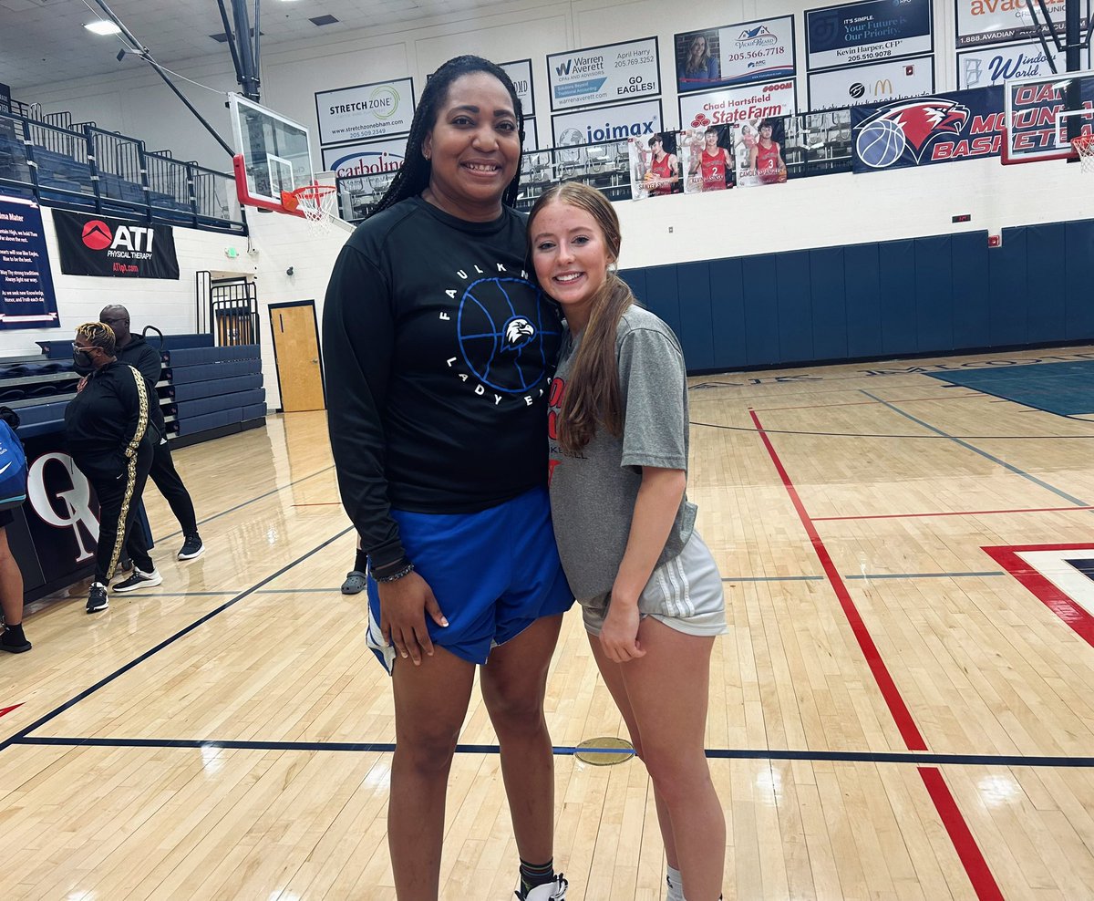 Had a great time at Oak Mountains Camp today! Thank you to the amazing coaches for being there working us hard! @LeeUWBB @UWG_WBB @Shorter_WBB @FaulknerWBB