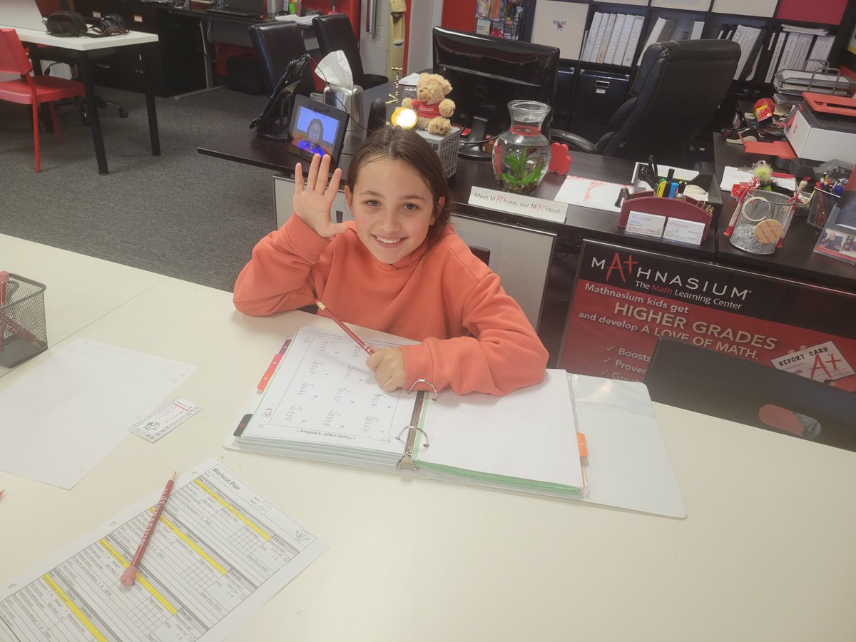 Mathnasium of Washington Township is proud to announce our Student of the Month! We love to see our students become mathletes! ⭐ 🤓 🥳 mathnasium.com/math-centers/w… #mathnasium #mathtutor #Mathclass