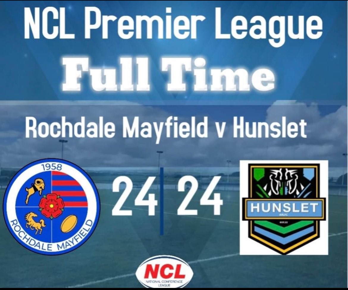 🗣️We told you!!! A contest between 2 great teams that showcased the very best of the @OfficialNCL in a fixture that wouldn’t be out of place in the professional game. Next Up: @EgremontR 📅 Sat 20 April 🏟️ Mayfield Sports Centre #BacktheFieldin24