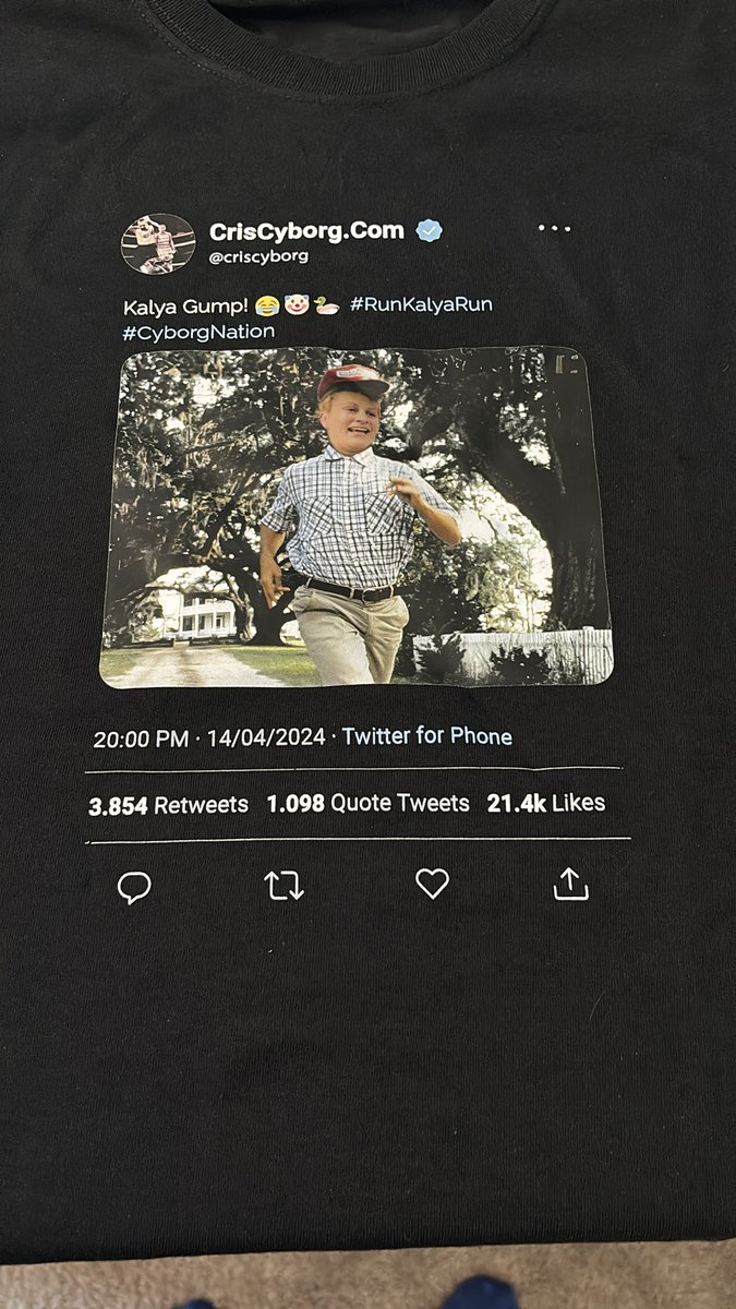 HedwardsJamOn's tweet photo. @criscyborg  my husband, brother in law and I met your husband at MGM yesterday and scored these awesome af shirts! Thanks so much! very nice guy. It’s Time!!! Let’s go! https://t.co/WZhxxq9yVQ