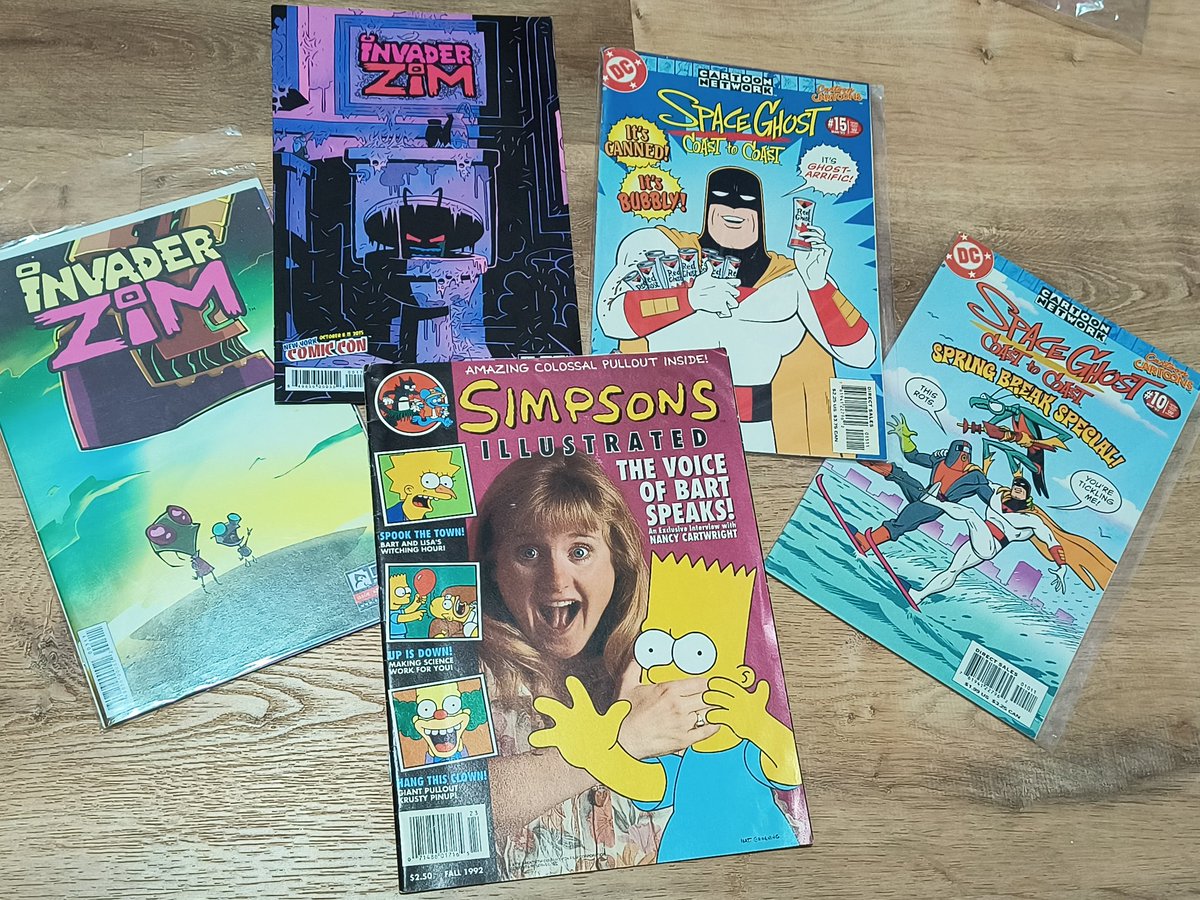 📣Comics + a Vintage Issue of Simpsons Illustrated for sale!!!💸📖✨ Honestly I'd be good with $5 US Domestic shipping + Pay What You Want, just want them to find a new home! 💖 Thanks everyone!