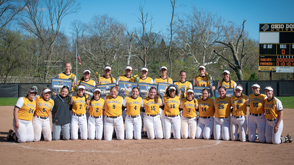 RECAP I Senior day sweep ✅ @ODU_Softball takes two from the Timberwolves as they honored their nine seniors! #ClawsOut 📰: bit.ly/3UgTes2 📸: @brynn_mullet