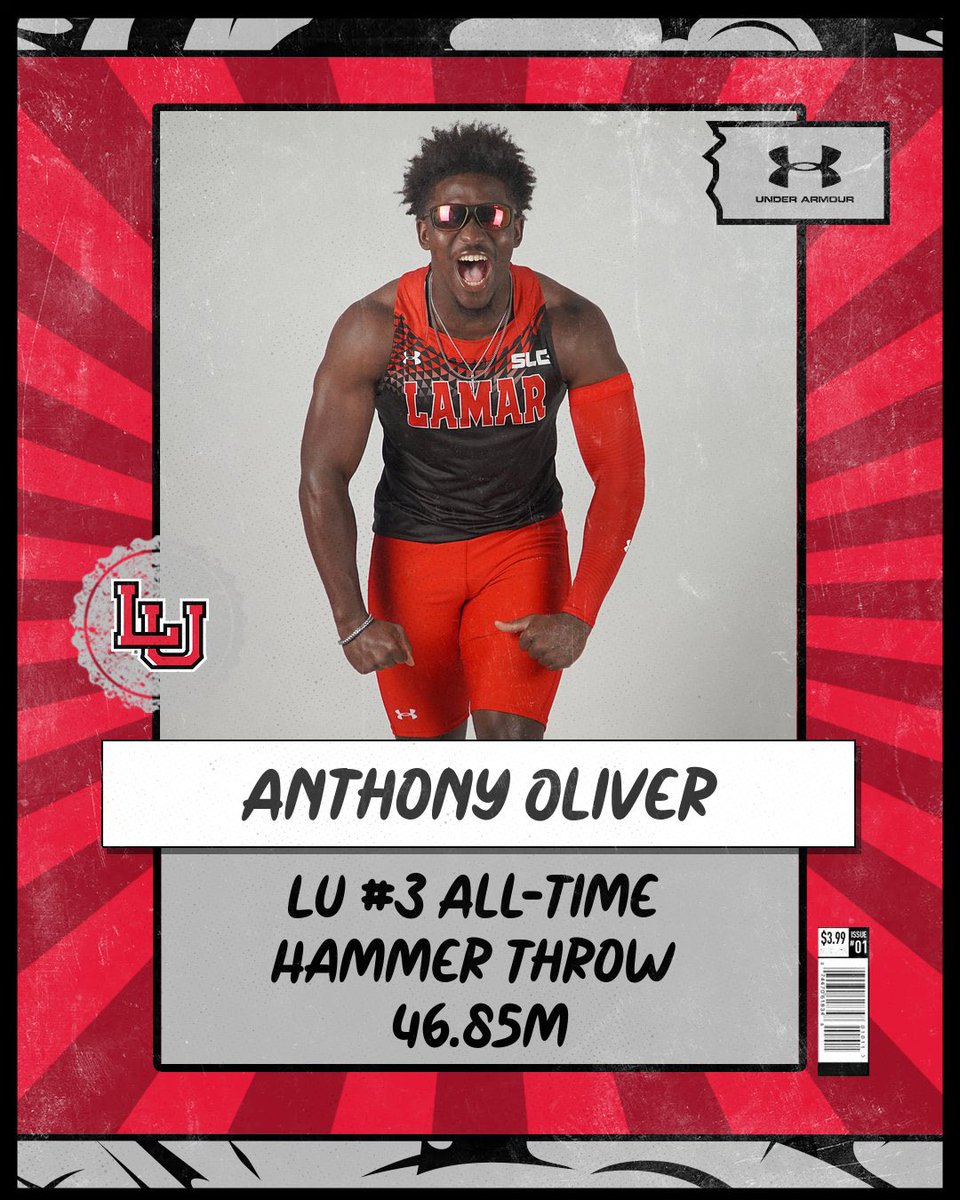 LamarXCTF's tweet photo. Big day for the big dawgs 😤🦾 the Cardinals place 3 in the top 12 of the men’s hammer throw competition, with the 3 best throws in school history! @_Alexwilliams3 led the way (53.78m), followed by @CalvinMason53 (50.37m) &amp; Anthony Oliver (46.85m).

#DefendTheNest #PeckEm 🔴⚫️⚪️ https://t.co/0RNHyYigY6