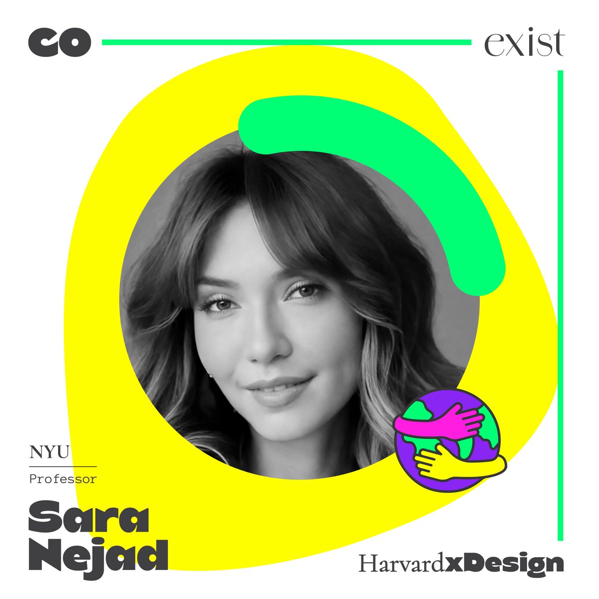 harvardxdesign's tweet photo. 📣 Speaker Announcement 📣 
Sara Nejad is a designer, innovation strategist, and educator, blending a multi-faceted design approach with biology to create regenerative closed-loop systems for circular economies, particularly in food and materials. https://t.co/izxUCUfeCK