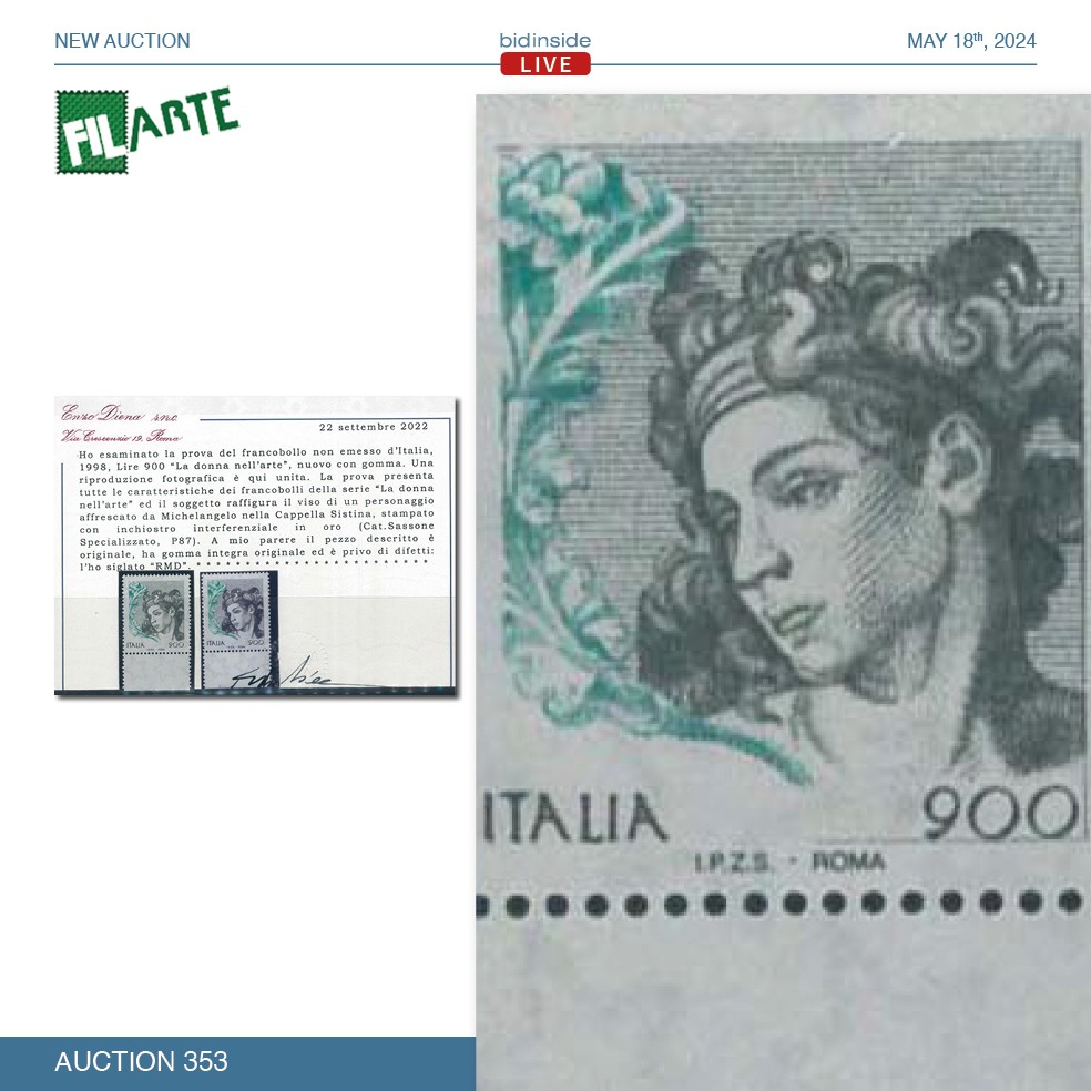 BidInside's tweet photo. #BIDINSIDE ASTE
https://t.co/KyNCwc6Xdb
#FilateliaSammarinese LIVE
https://t.co/OWuVRggYP8
#Filarte LIVE
https://t.co/4Xjd0L68OH
#SPCPaoloCardillo LIVE
https://t.co/tdID5mOy2J
#FilateliaMazziniMilano LIVE
https://t.co/U7a9yH7MNR
#philately #filatelia #stamp #asta #auction https://t.co/8IuIQ561ck