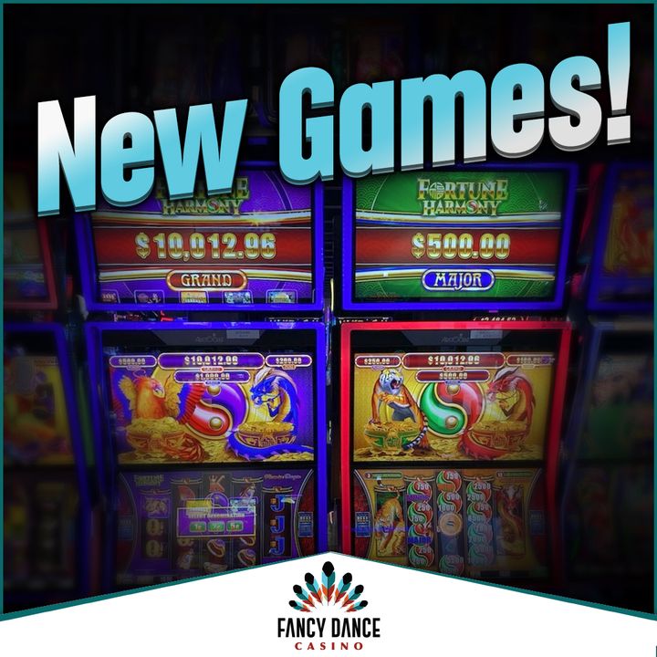 Check out our #newest #Fortune #Harmony #games just installed! 🎰

#fancydance #fancydancecasino #casino #bestslots #fancy #fortuneharmony #gaming #getfancy #newgames #newslots #playandwin #playslots #ponca #slot #slots #stayfancy #wherewinnersdance #win #winbig