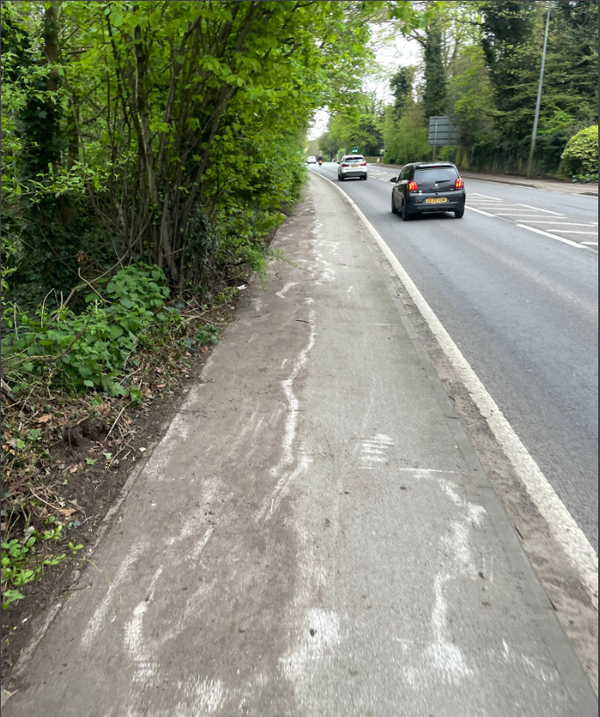 corrimal7's tweet photo. @WorkingToCycle @Chester_Cycling Here's the result of my mate's reporting.   He's chuffed - more to do though.  @WorkingToCycle https://t.co/UroldM2GXQ