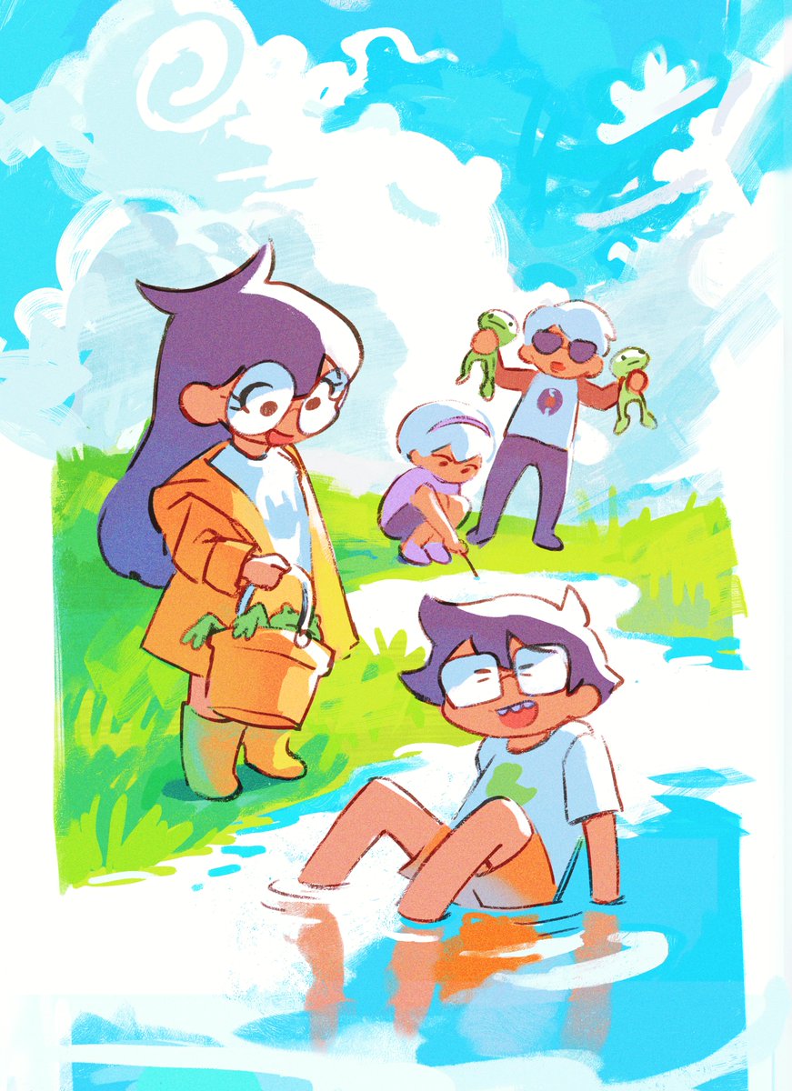 fenkko's tweet image. happy 413 i started playing pocket frogs again and thought wow... this is just like homestuck