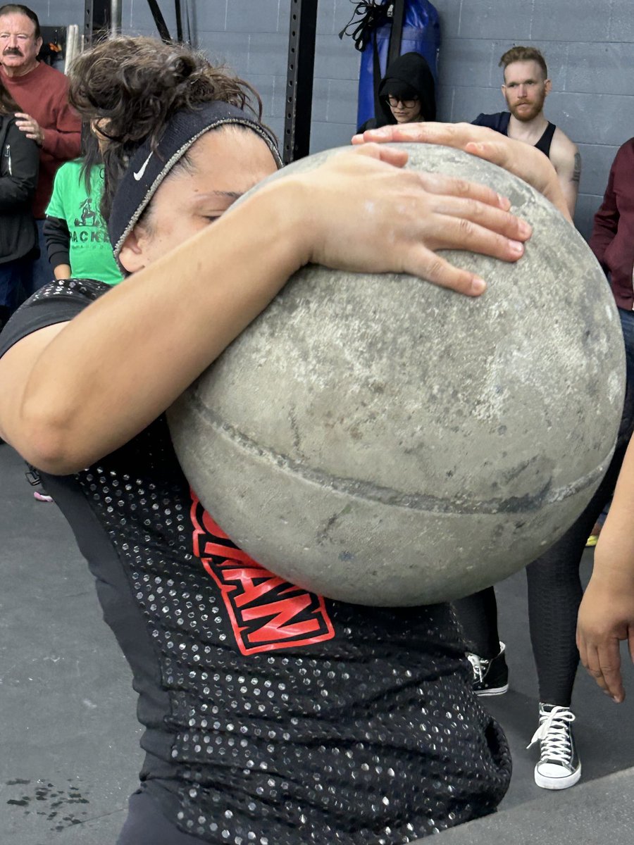 Some great women lifters competing as well.